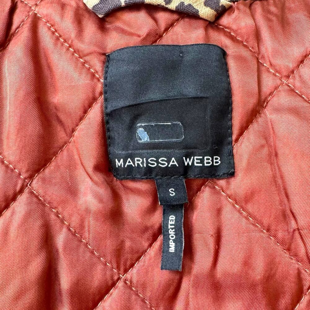 Marissa Webb Ellery Anorak Utility Jacket Khaki Leopard Women’s Small No Belt - Picture 12 of 14